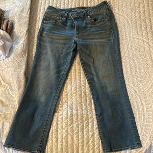 American Eagle crop jeans, sz. 12, great condition, artist crop